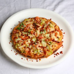 Masala Pizza - Vegetable Pizza - Classic Pizza - Cafe Choco Craze